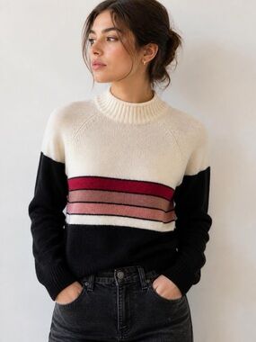 Saltwater Luxe Colorblock Sweater